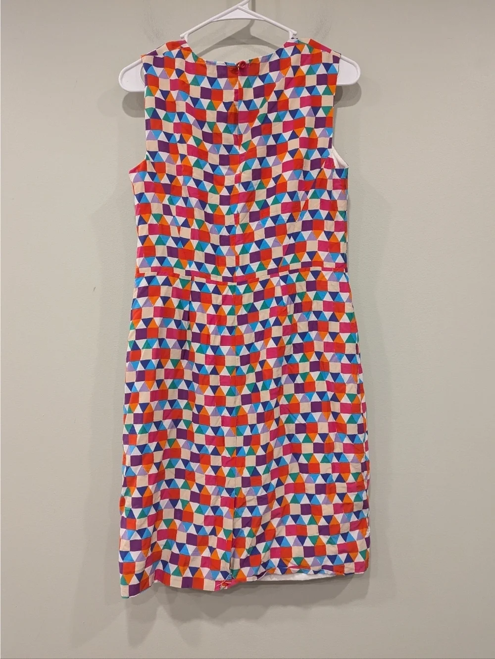 Kate Spade Abbey Geometric Print Sleeveless Dress Size 10